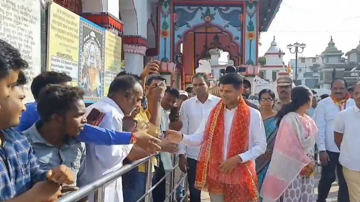 Development works of Maa Samaleswari Temple