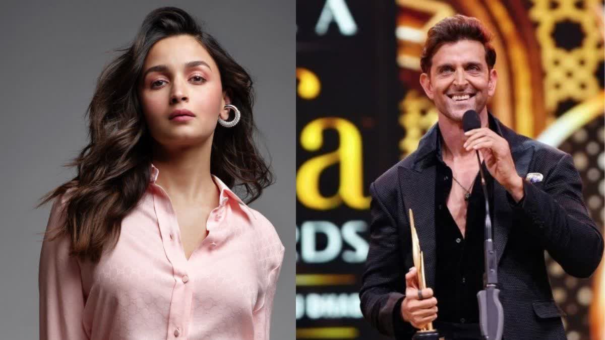 Alia Bhatt and Hrithik Roshan