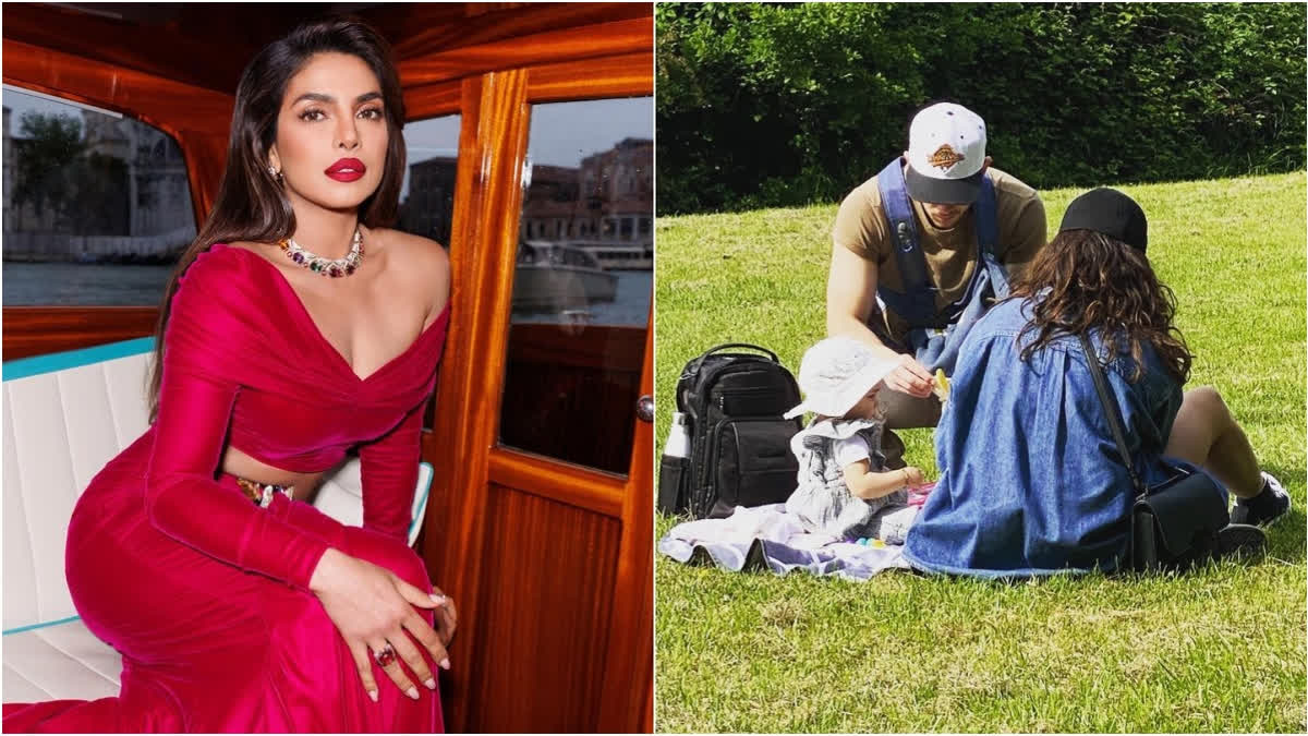 Priyanka Chopra  Priyanka Chopra sunday picnic with family  Priyanka Chopra with husband and daughter  Priyanka Chopra daughter malti marie  Nick Jonas  Priyanka Chopra new instagram photo  Priyanka Chopra new insta pic  ഞായറാഴ്‌ചകള്‍ പിക്‌നിക്കുകള്‍ക്ക് ഉള്ളതാണ്  സുന്ദര നിമിഷങ്ങളുമായി പ്രിയങ്ക  നിക്കിനും മാല്‍തിക്കും  പ്രിയങ്ക ചോപ്ര  മാല്‍തി  നിക്ക് ജൊനാസ്