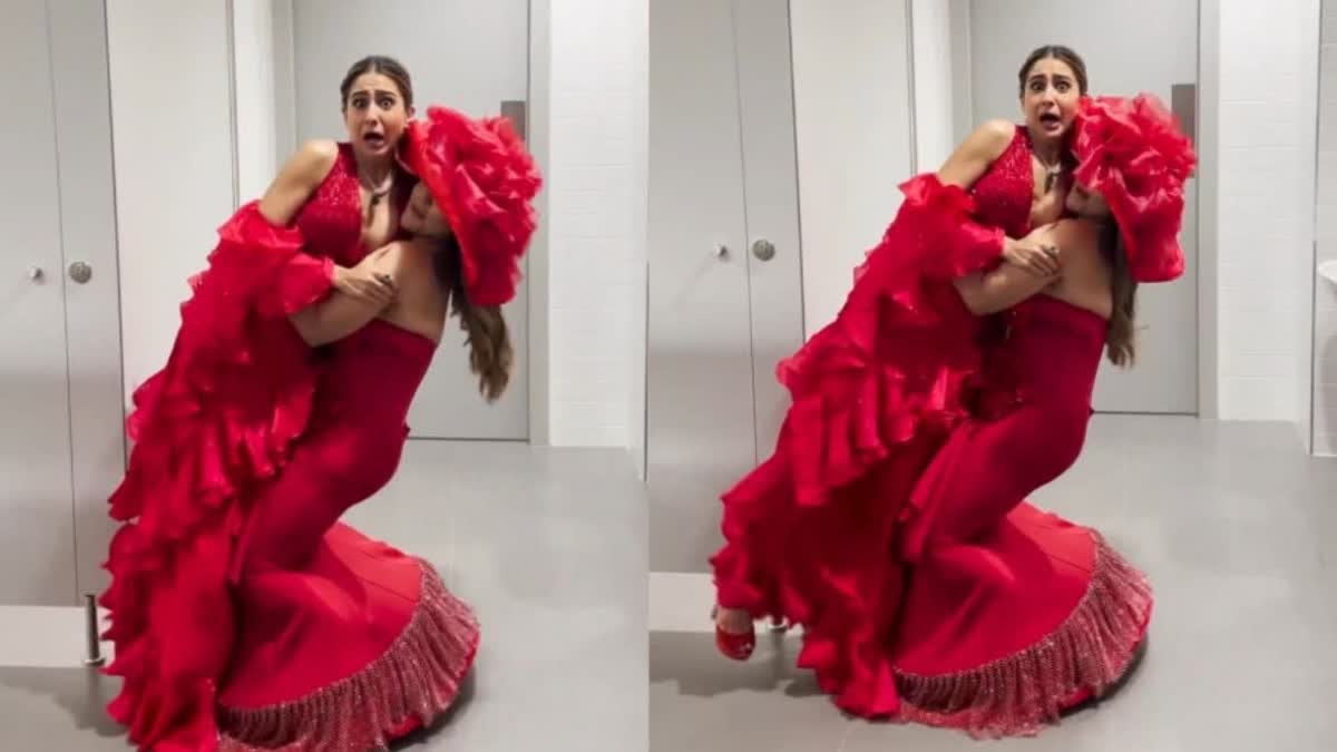 Sara ali khan and Rakhi danced on Baby tujhe Paap Lagega, watch video