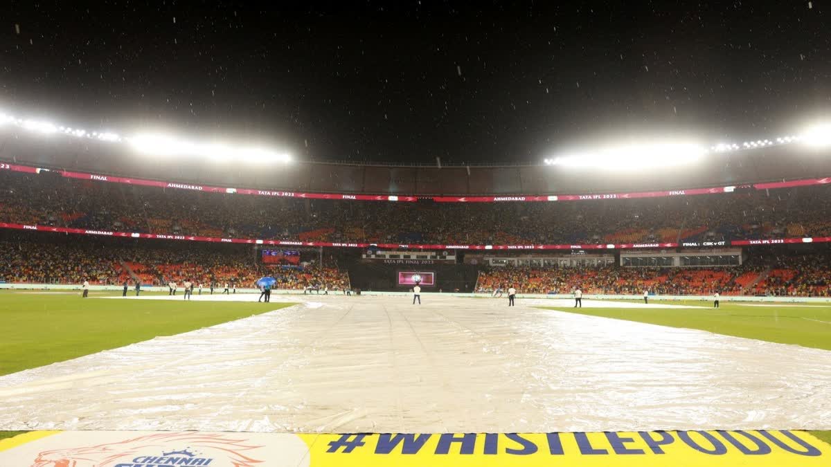 Two more days of rain forecast in Ahmedabad IPL final may be affected by rain even today