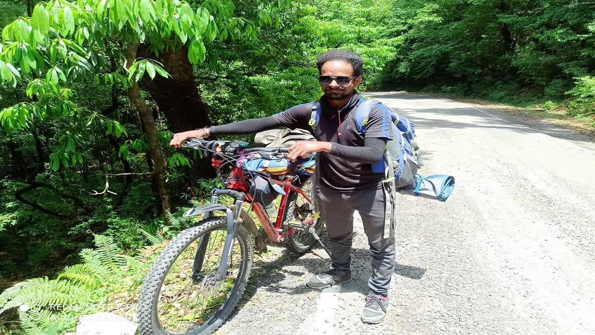 Cyclist Sumit Panwar