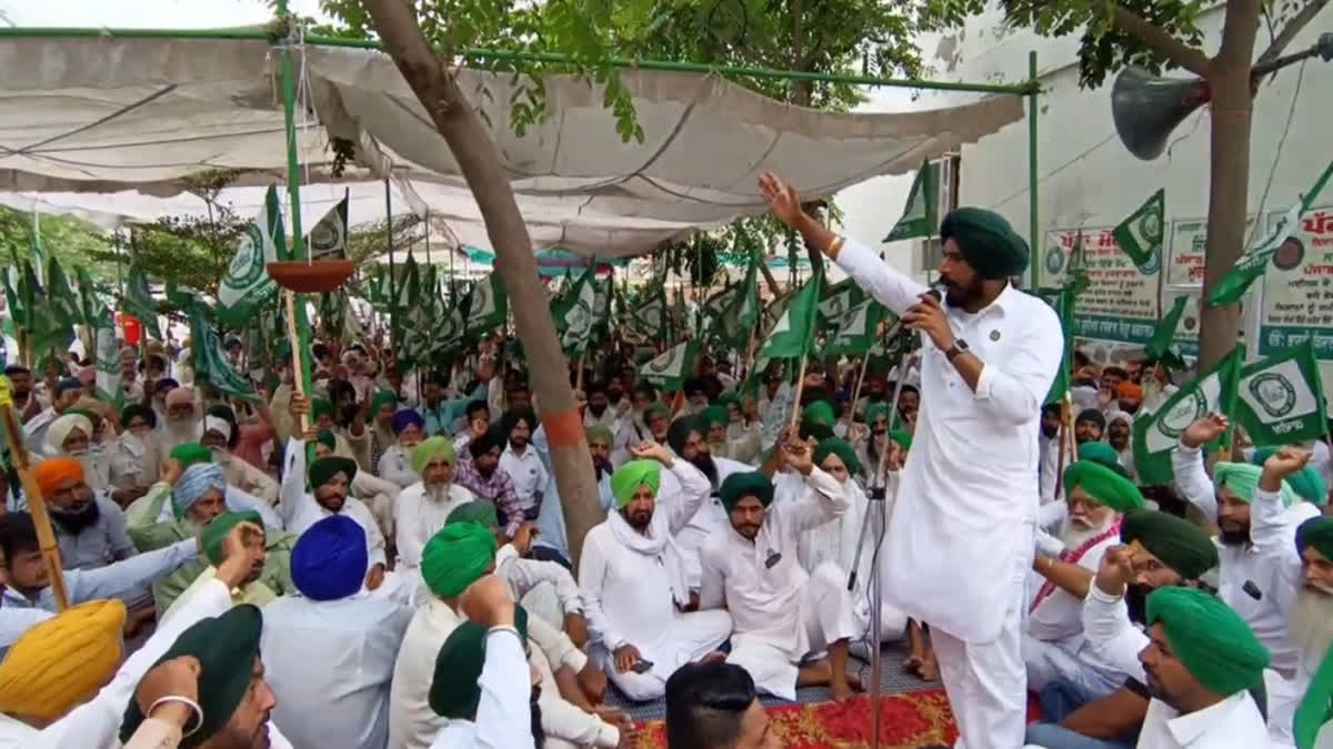 The farmers' organizations put up a strong front against the false mining case in barnala