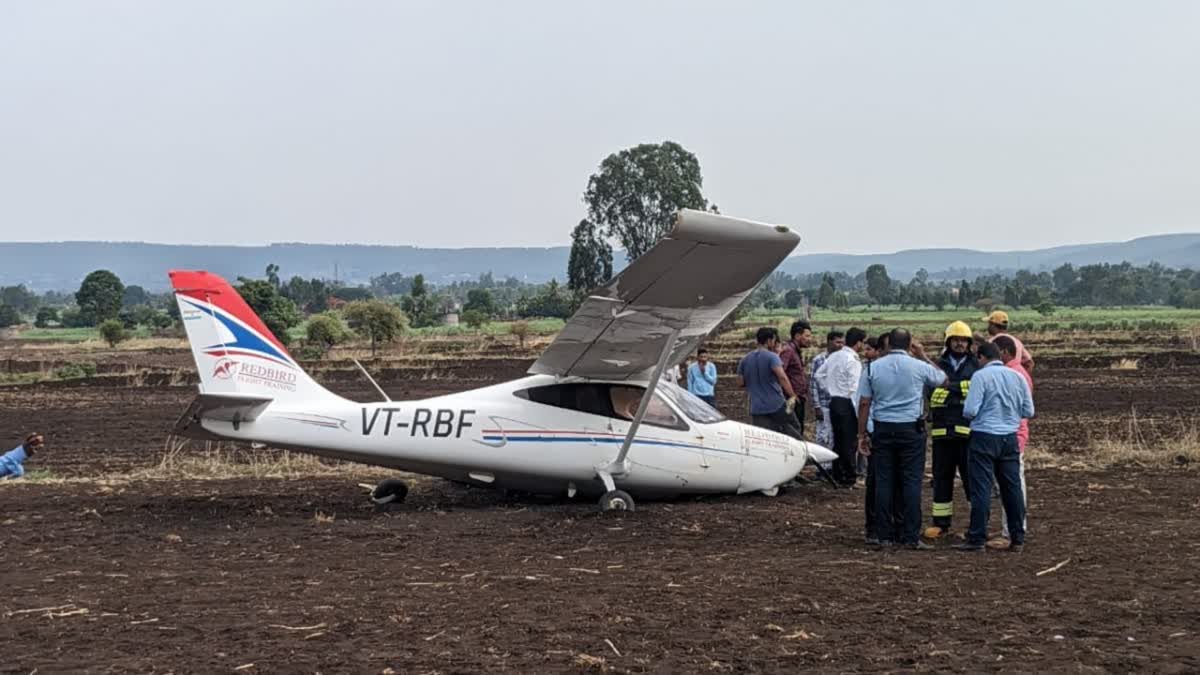 training aircraft made an emergency landing in Belagavi