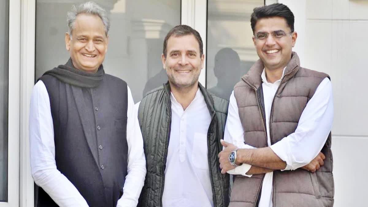 Rajasthan peace formula  Ashok Gehlot  Sachin Pilot  Ashok Gehlot vs Sachin Pilot  AICC general secretary  Rajasthan Congress  Rahul Gandhi  Mallikarjun Kharge  ഗെലോട്ട് പൈലറ്റ് കൊമ്പുകോര്‍ക്കല്‍  രാഹുലിന്‍റെ ഇമോഷണല്‍ സമീപനം  ആശ്വാസത്തിലും കോണ്‍ഗ്രസിന് മുന്നില്‍ കടമ്പകളേറെ  കോണ്‍ഗ്രസിന് മുന്നില്‍  രാജസ്ഥാനില്‍ താല്‍കാലിക ആശ്വാസം  കോണ്‍ഗ്രസ് അധ്യക്ഷന്‍ മല്ലികാര്‍ജുന്‍ ഖാര്‍ഗെ  മല്ലികാര്‍ജുന്‍ ഖാര്‍ഗെ  കോണ്‍ഗ്രസ്  രാഹുല്‍ ഗാന്ധി