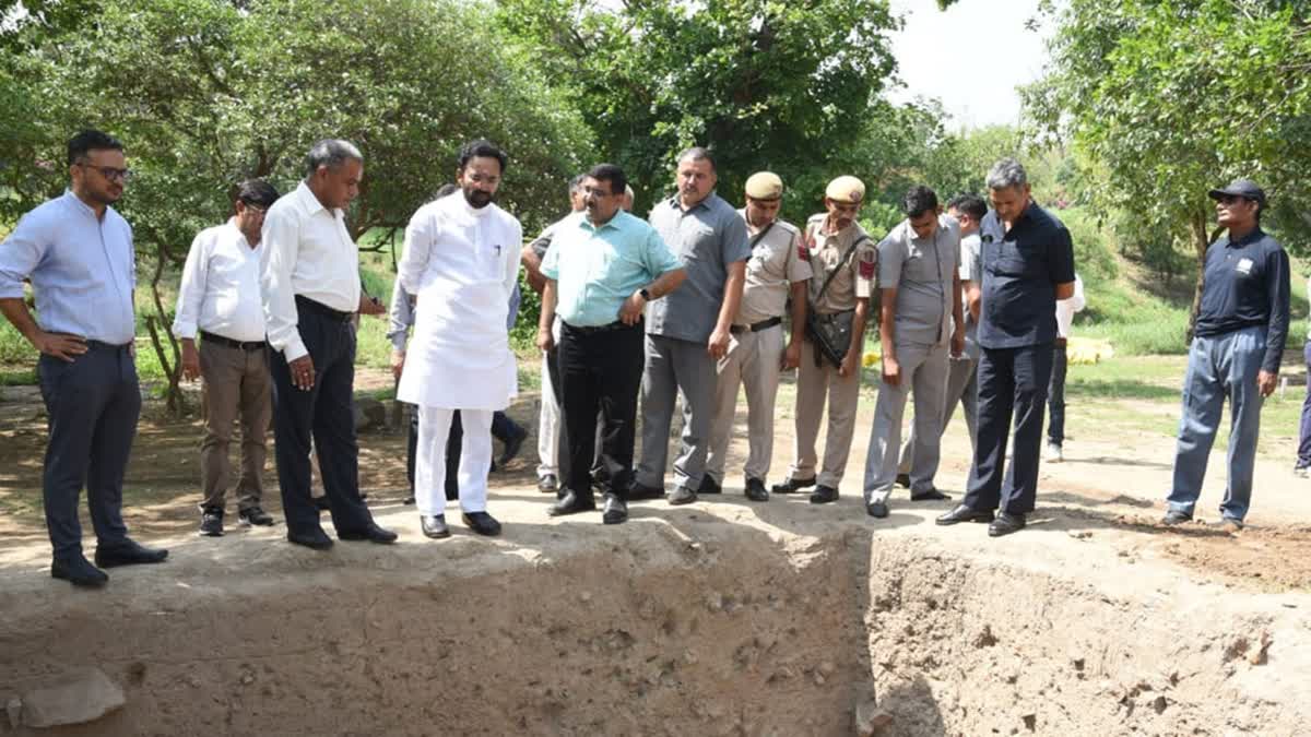 Union Culture Minister G Kishan Reddy Purana Qila visit