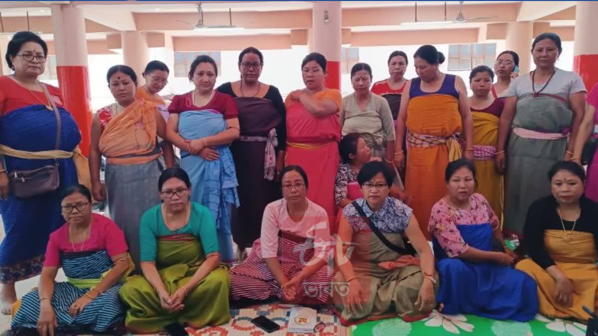 Women tribal group demands implement of NRC