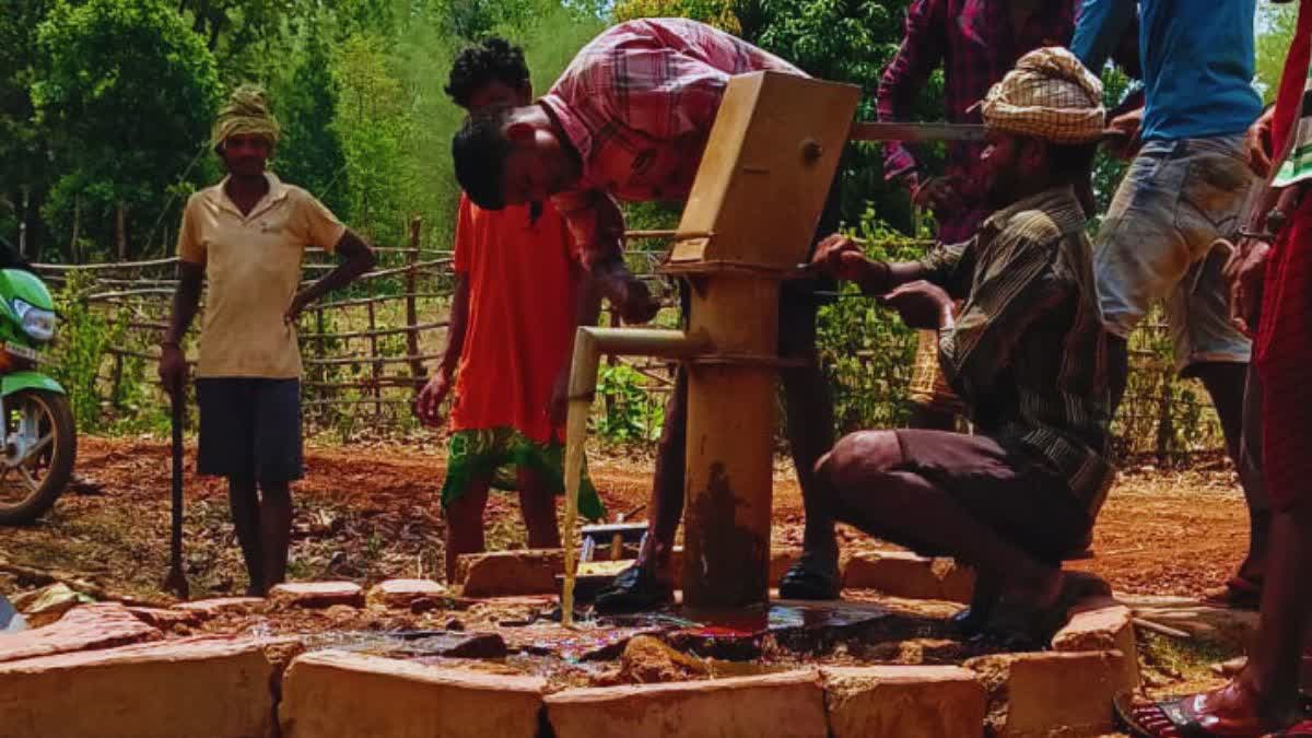 phe repaired broken handpump in kanke