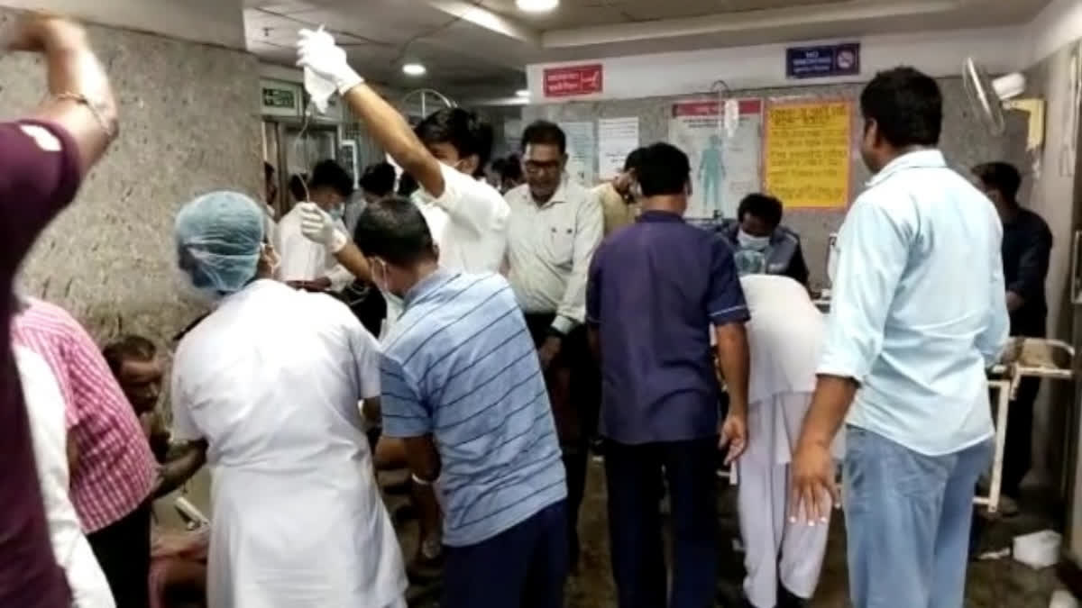 Injured workers undergoing treatment in West Bengal
