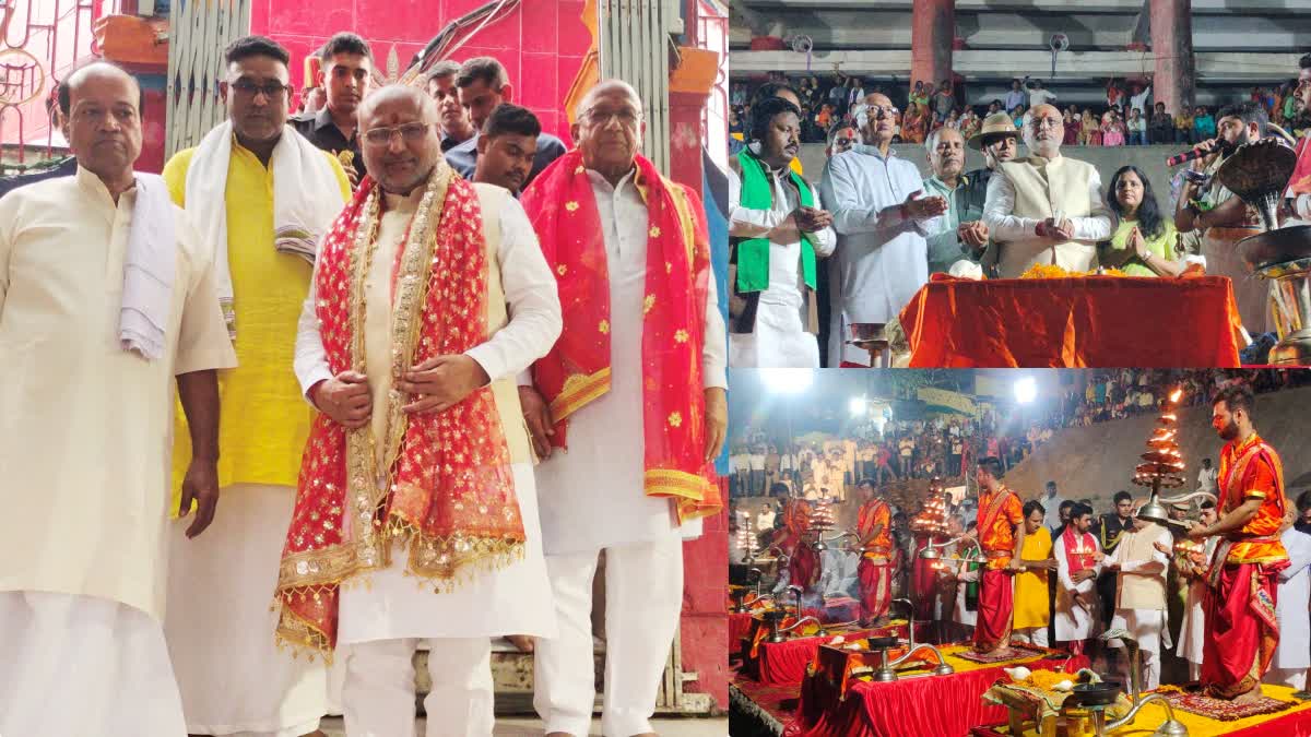 governor worshiped at Maa Chinnamastika temple