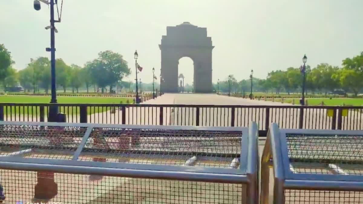 security increased at india gate