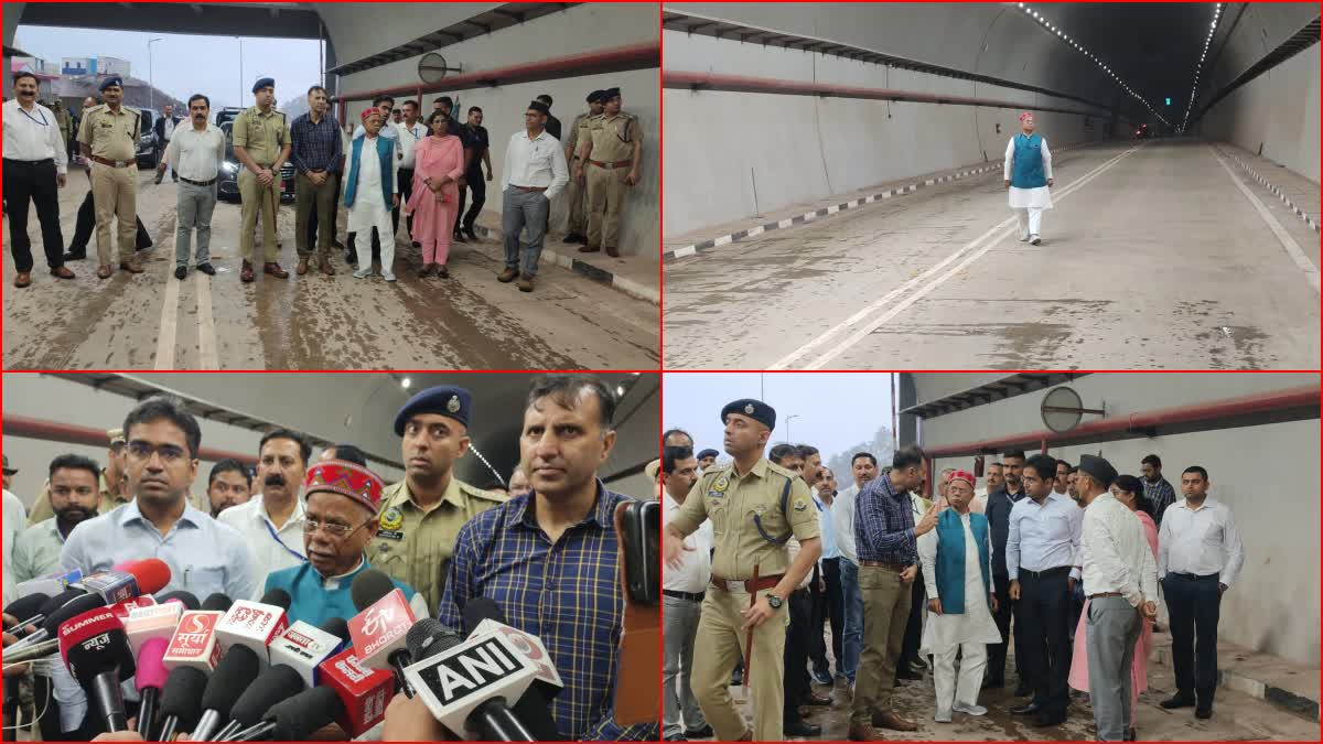 Governor Shiv Pratap Shukla Visit Bilaspur to inspect Kiratpur Manali Fourlane.