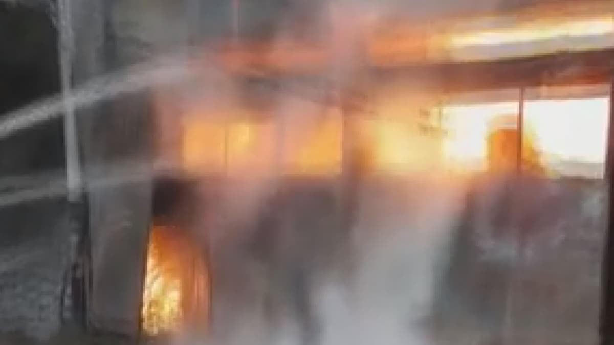 Fire breaks out in IB outer office in Srinagar.