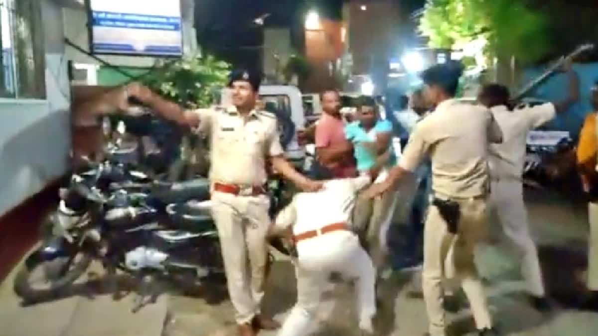 सिवान में पुलिस टीम पर हमला