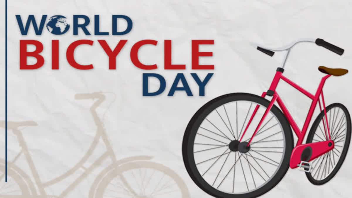 Etv BharatWorld bicycle day 2023