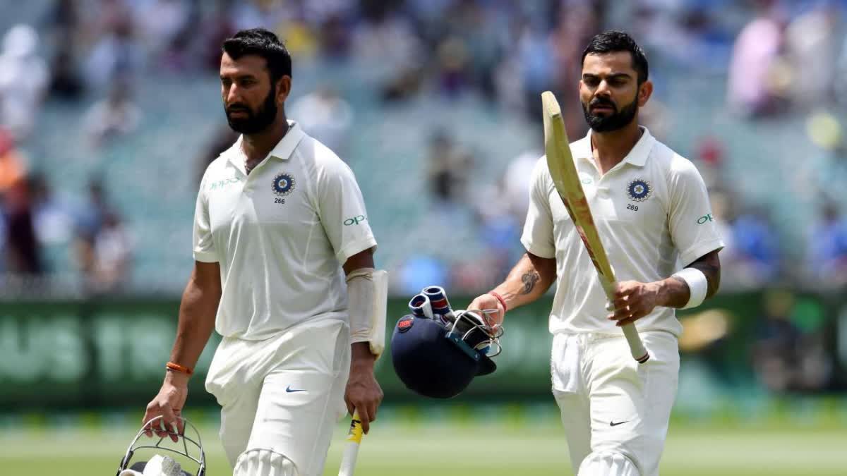 Cheteshwar Pujara, Virat Kohli