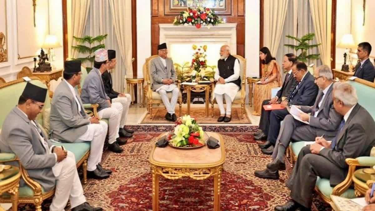 Nepal PM meet PM Modi