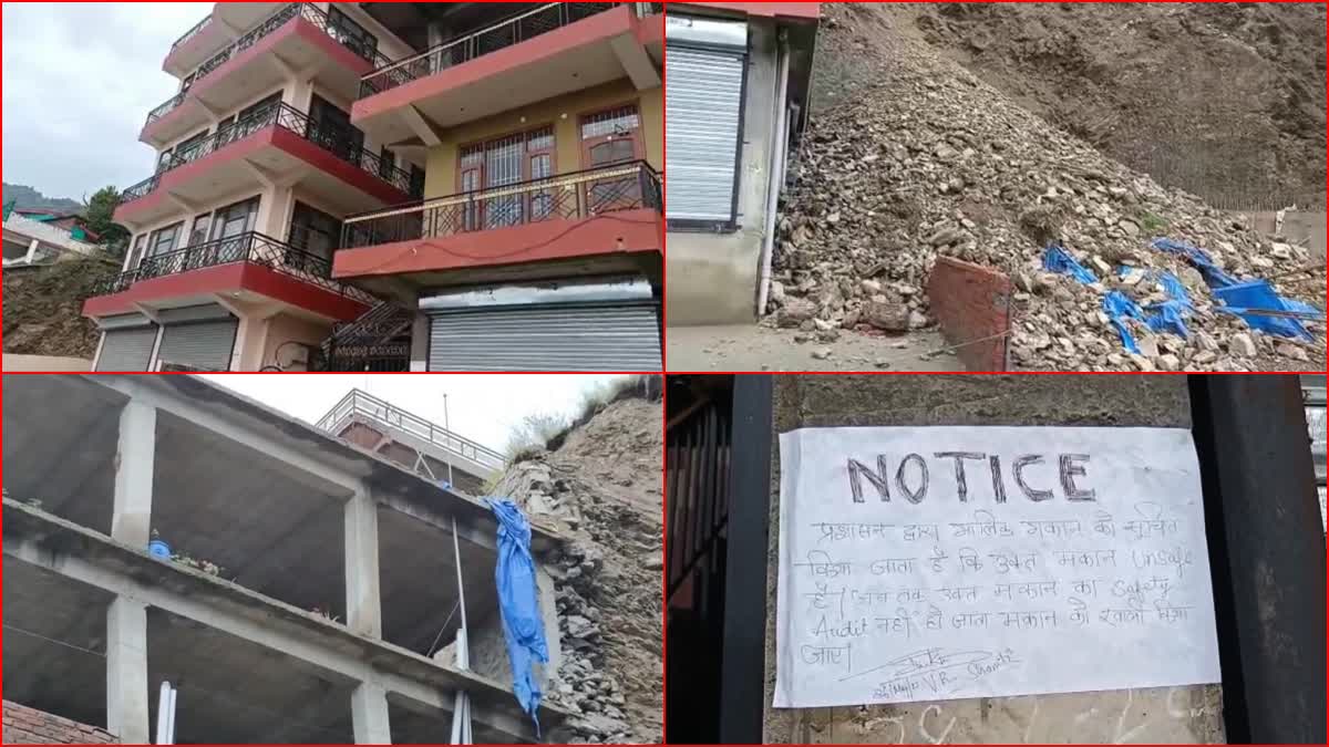 District administration declared building unsafe in Kotho of Solan.