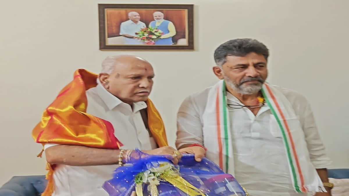 Bonhomie between Dy CM Shivakumar and Yeddyurappa raises eyebrows