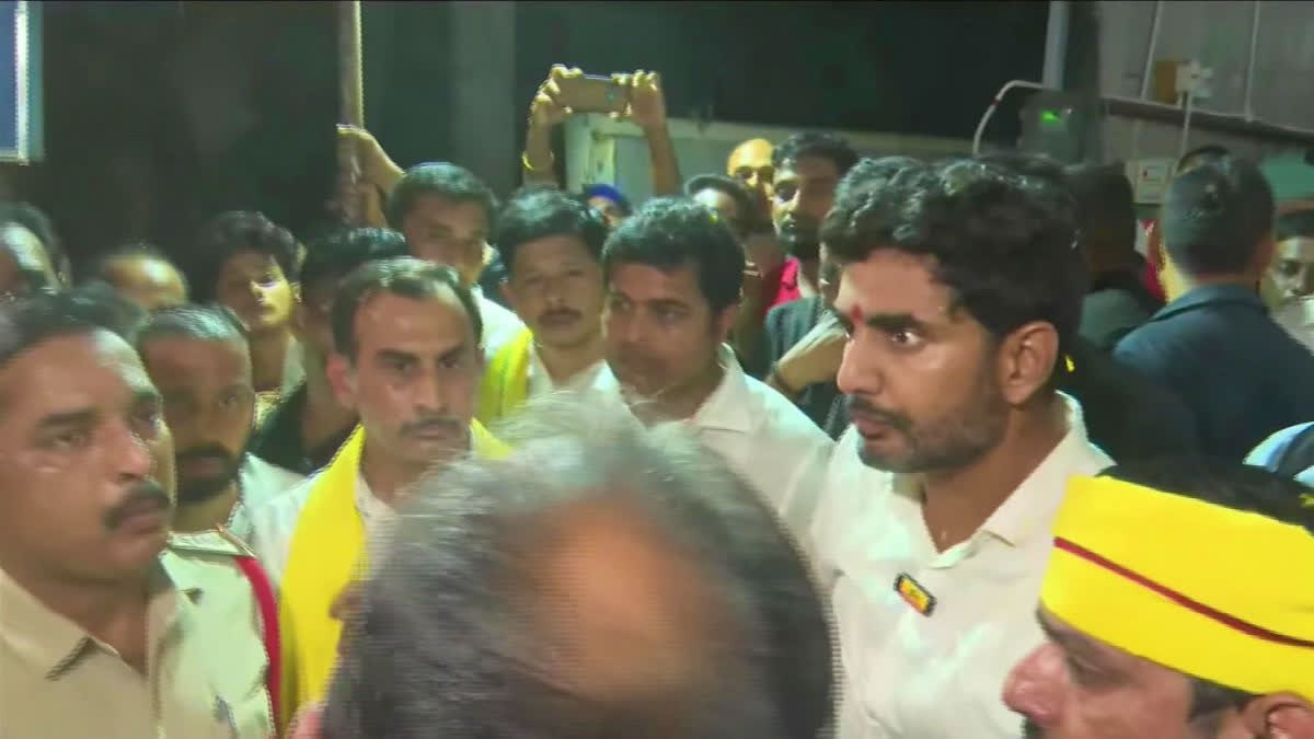 Nara Lokesh eggs attack