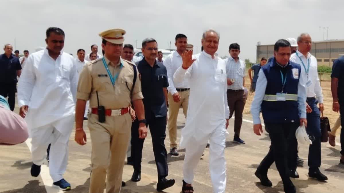 CM Ashok Gehlot visit to Barmer