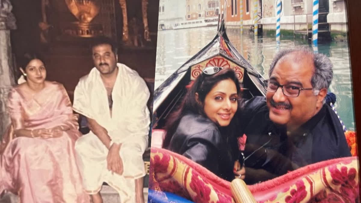 Boney Kapoor shares unseen pictures with late wife Sridevi on 27th wedding anniversary