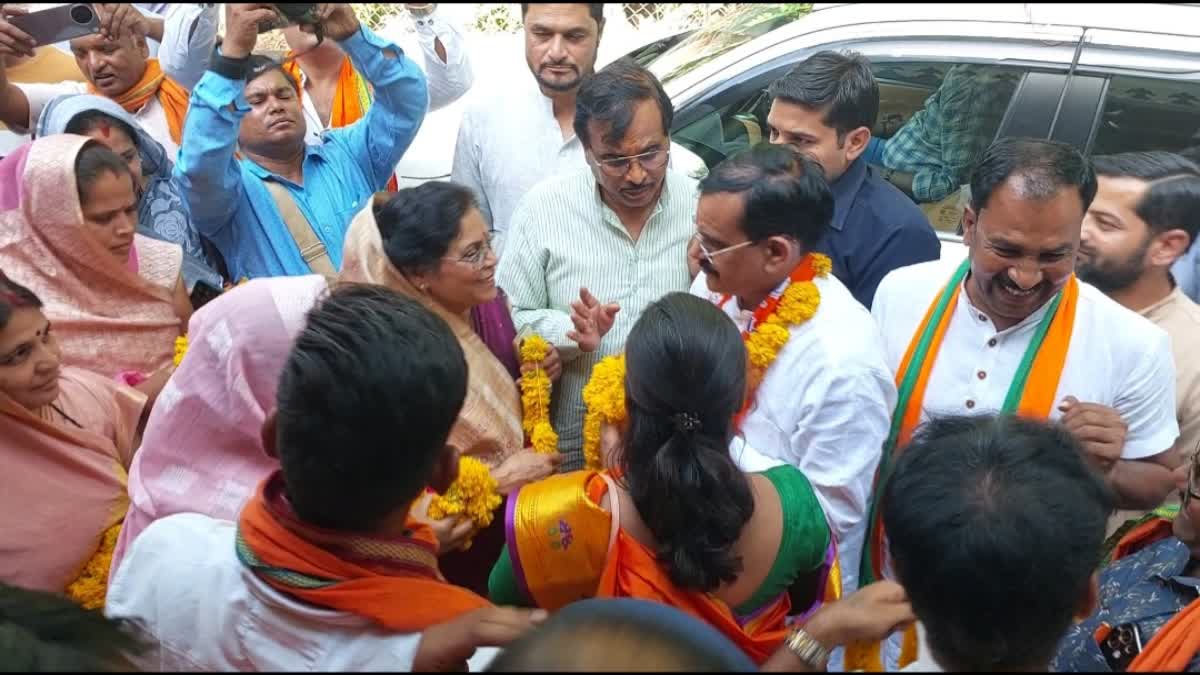 VD Sharma reached Jhabua