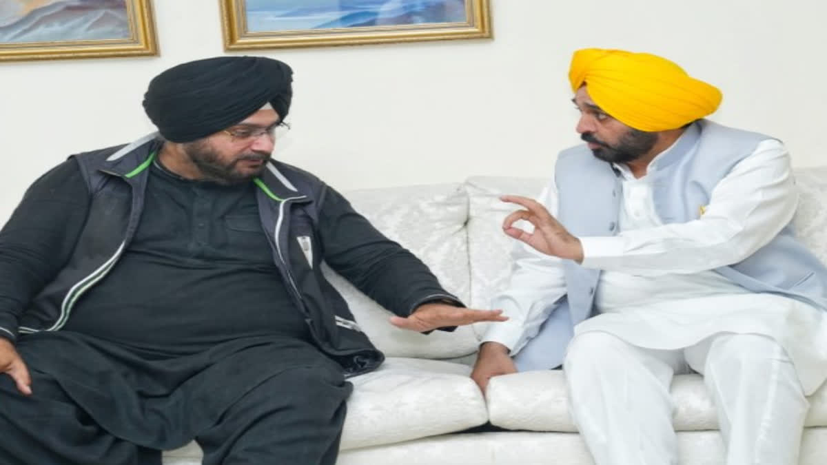 Navjot Sidhu taunts Bhagwant Mann by tweeting