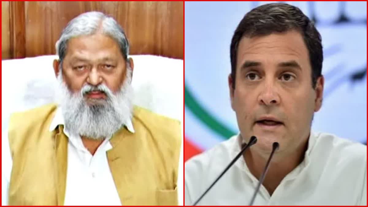 Home Minister Anil Vij on Rahul Gandhi