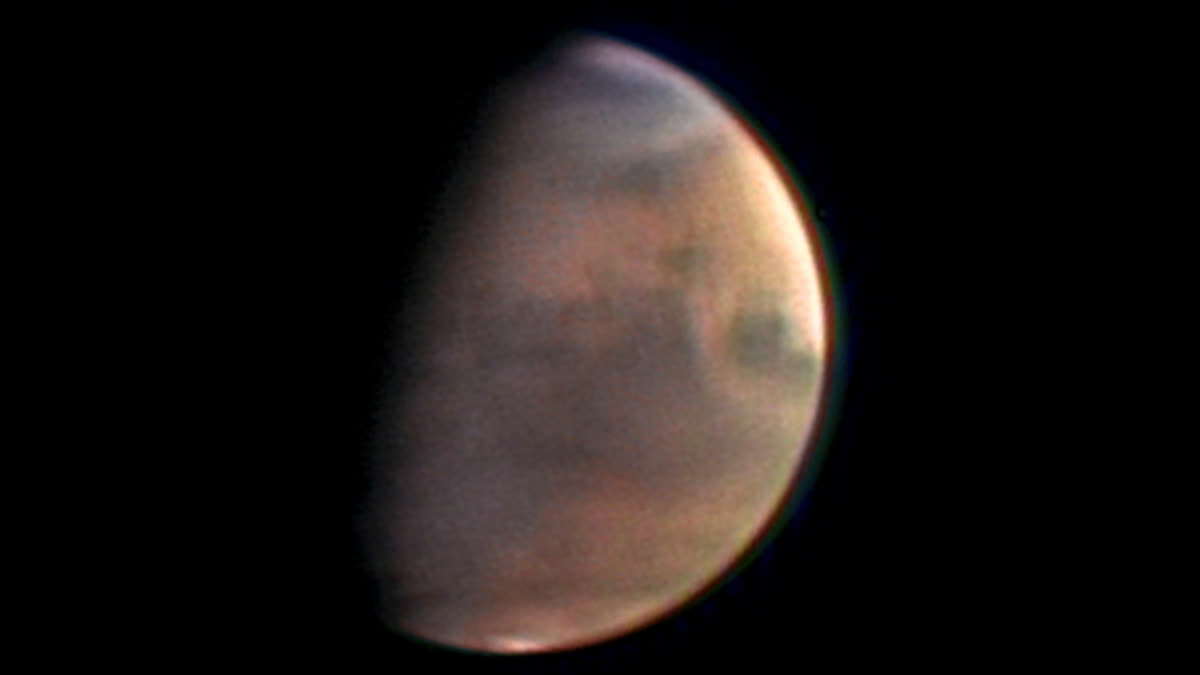 First-of-its-kind Mars livestream by ESA spacecraft interrupted at times by rain on Earth