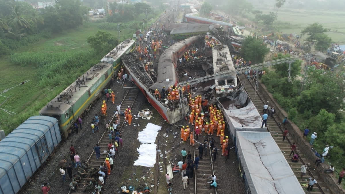 Train accident in Odisha