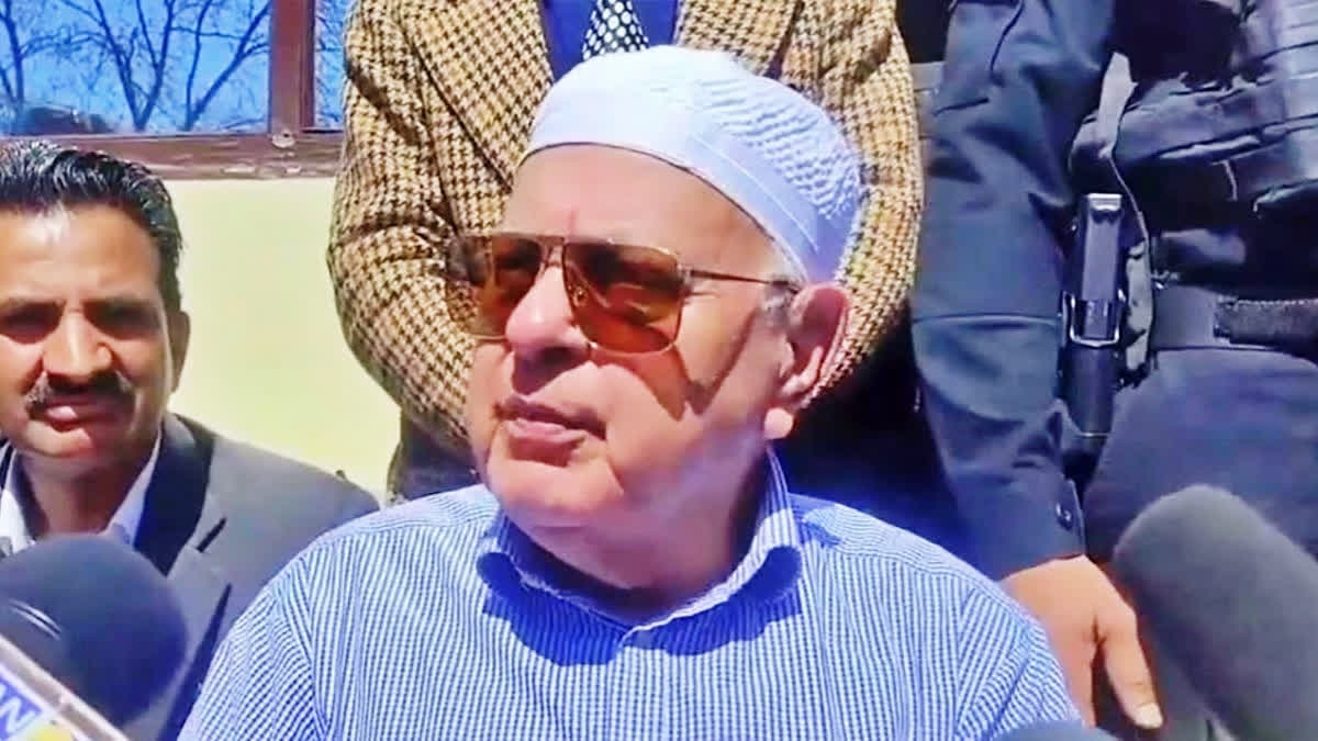 National Conference president Farooq Abdullah