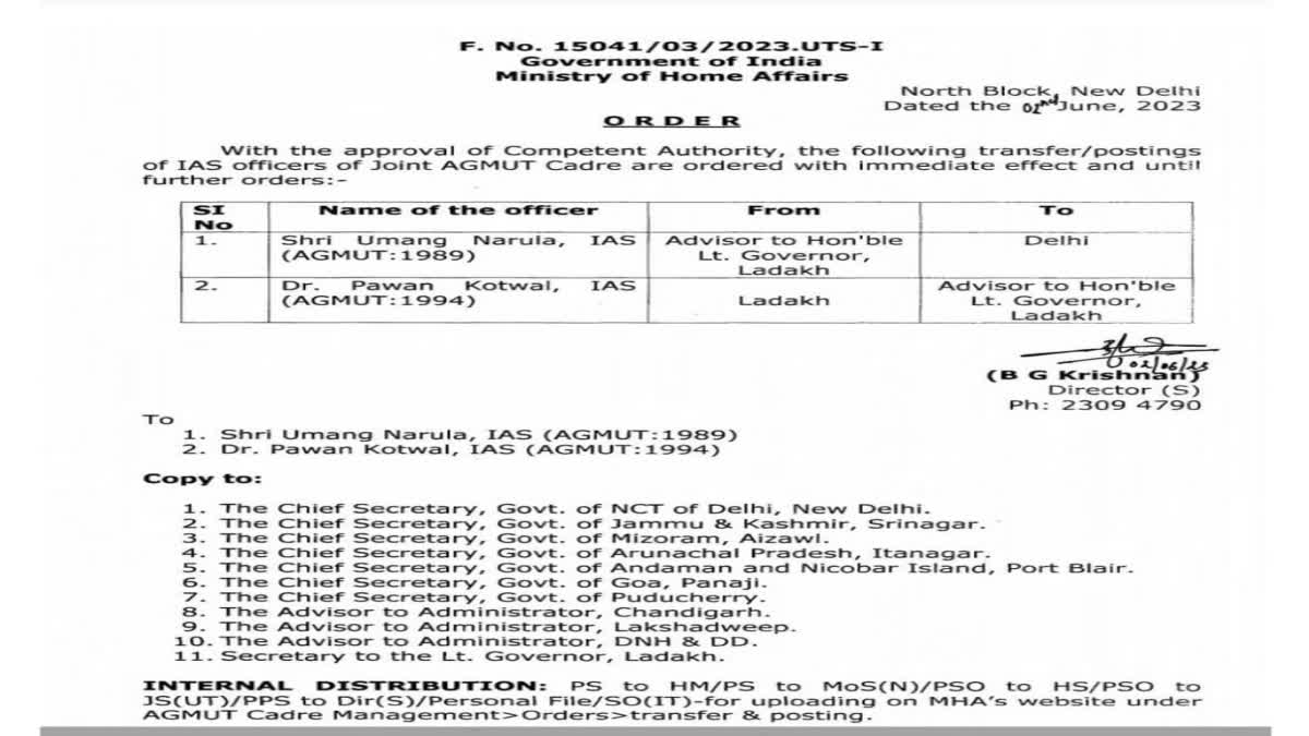 Umang Narula to be the new advisor to Lieutenant Governor of Delhi