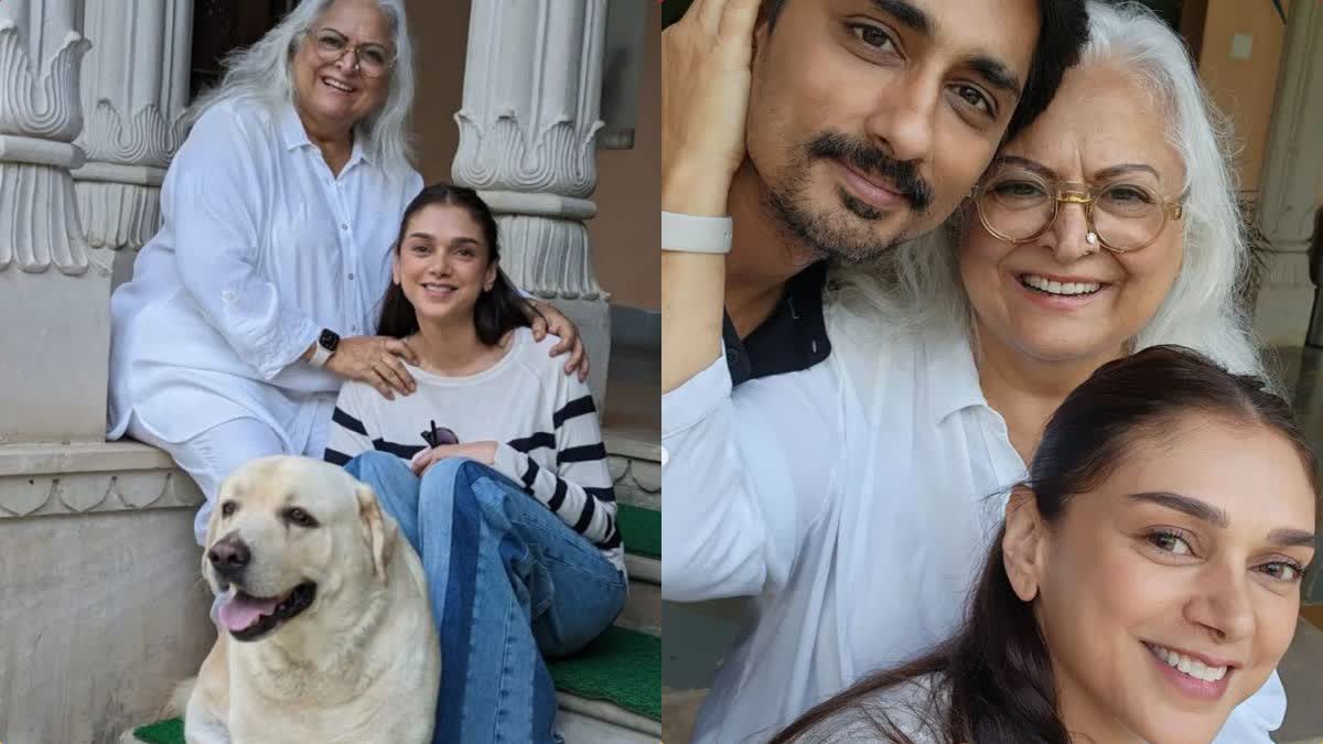 bina kak shared photos with aditi and siddharth