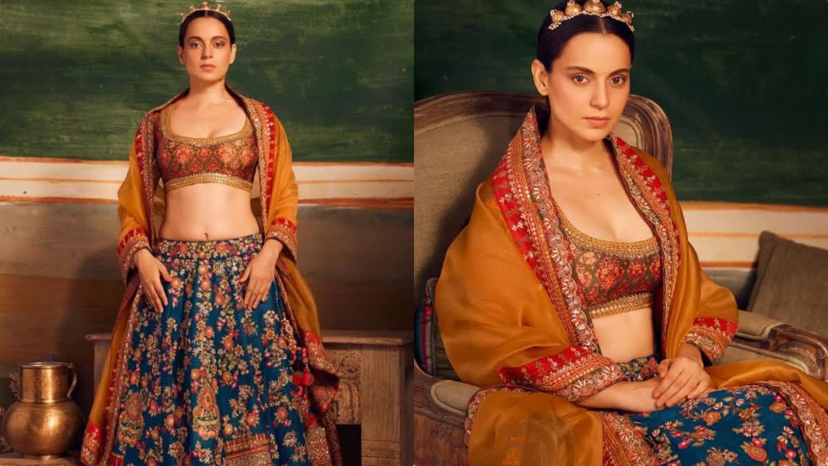 kangana looks like a queen in ethnic wear