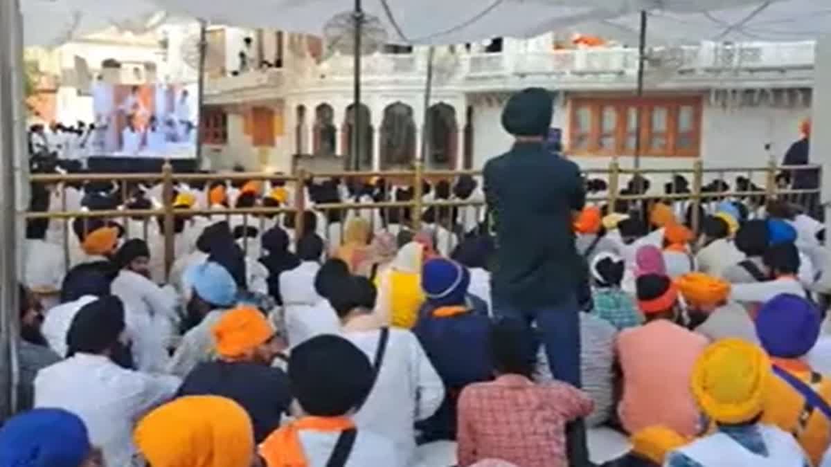 Sangat at Sri Akal Takht Sahib