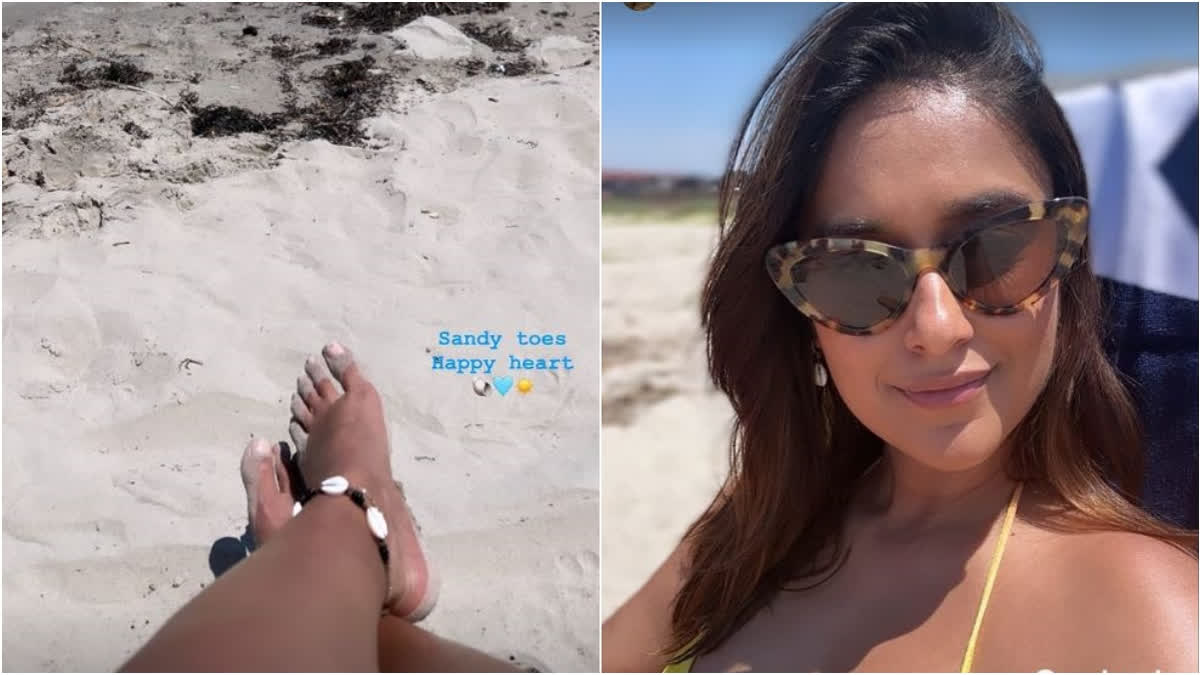 Mom-to-be Ileana D'Cruz enjoys beach day with her 'baby nugget'