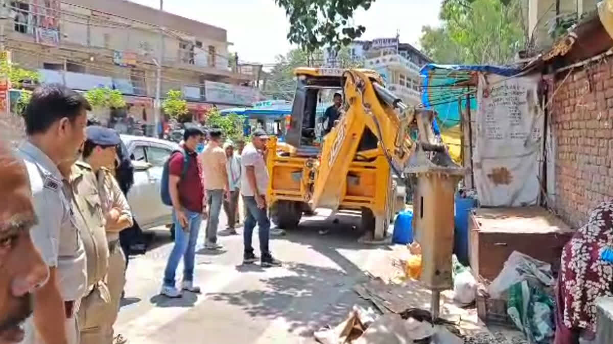 action on encroachment in Hamirpur city