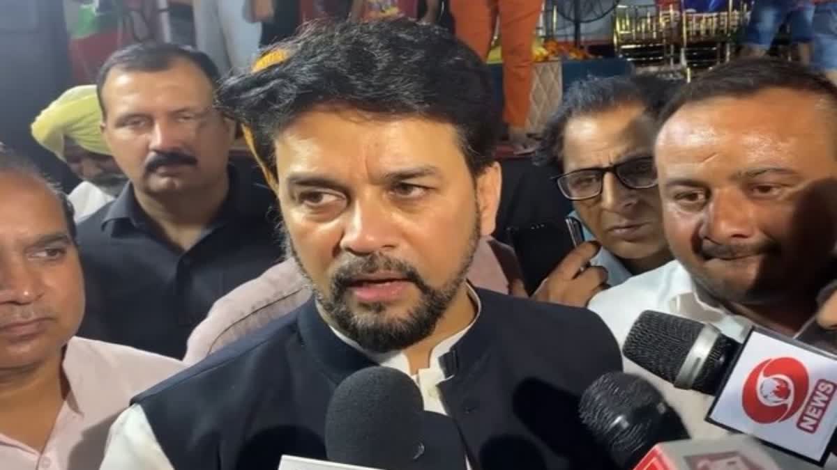 Government has invited wrestlers protesting against Brij Bhushan for talks: Anurag Thakur