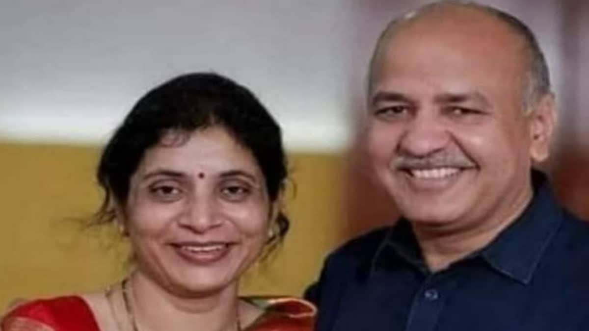 MANISH SISODIA MET HIS WIFE AFTER 103 DAYS ON ORDERS OF COURT