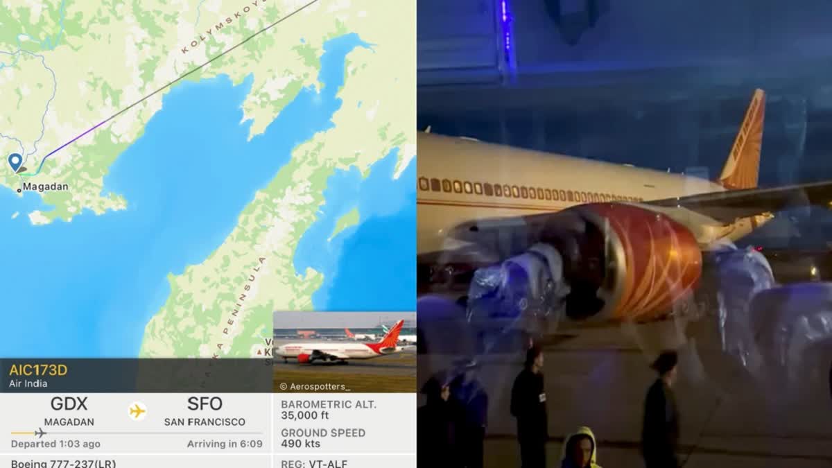 Stranded Air India passengers leave for US on flight AI173D from Russia's Magadan airport