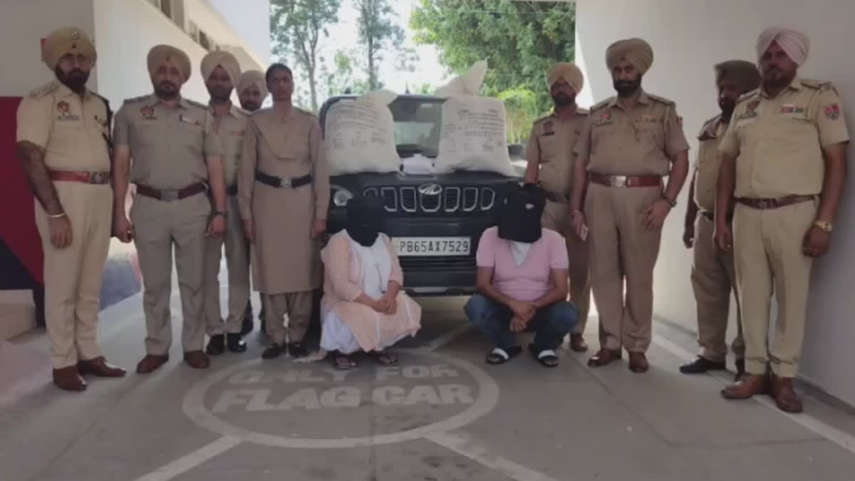 Ludhiana police arrested a woman and a man who smuggled poppy seeds