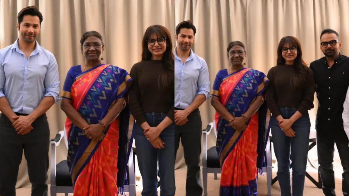 Varun Samantha meets president draupadi murmu