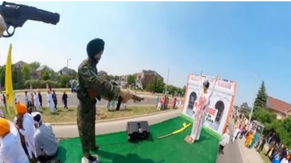 Indira Gandhi murder assassination tableau