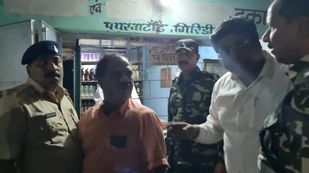 Administration action against over recovery price of liquor shops in Giridih