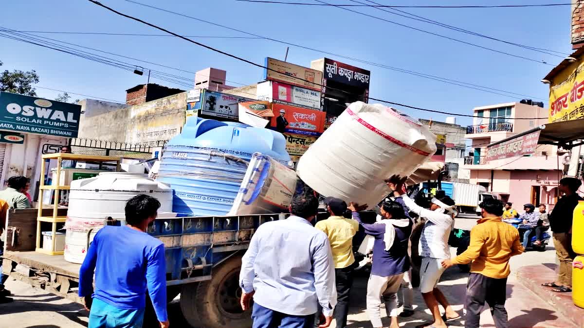 Bhiwani Municipal Council Action on encroachment