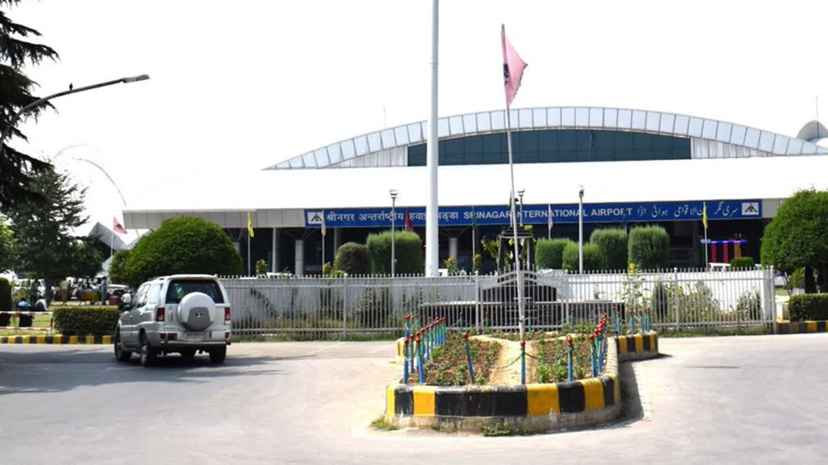 Srinagar airport file pic
