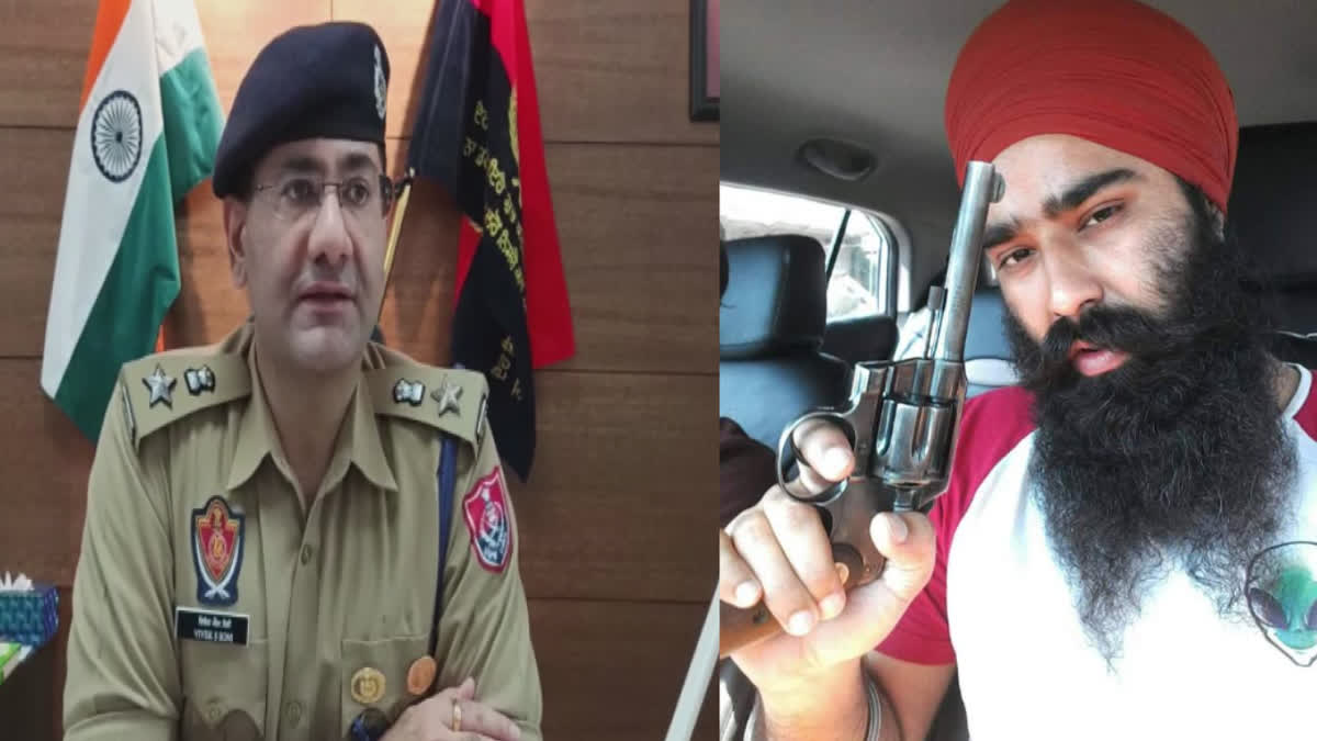 Rupnagar police recovered 4 pistols from gangster Dilpreet Singh Baba's partner Davinder Singh