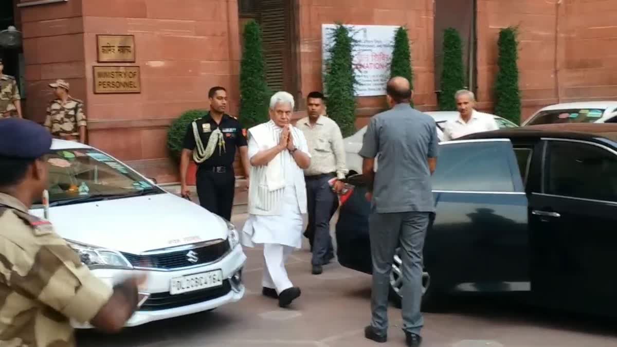 Jammu and Kashmir Lieutenant Governor Manoj Sinha