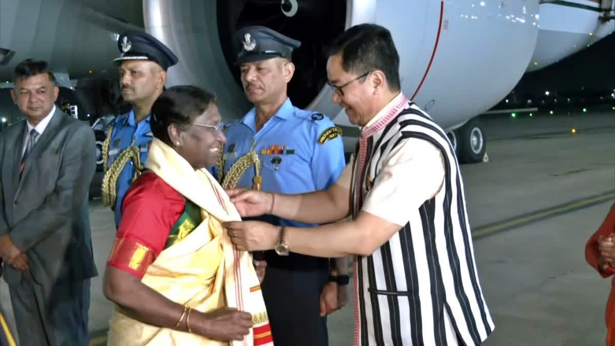 President Droupadi Murmu receives grand welcome after successful two-nation tour